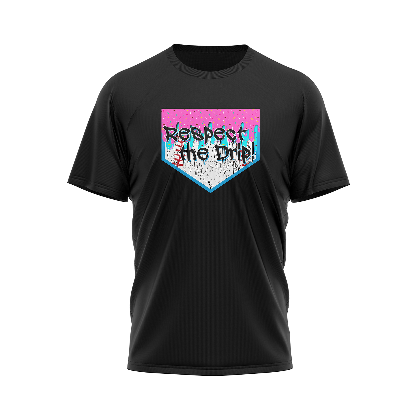 BASEBALL DRIP BASEBALL TEE