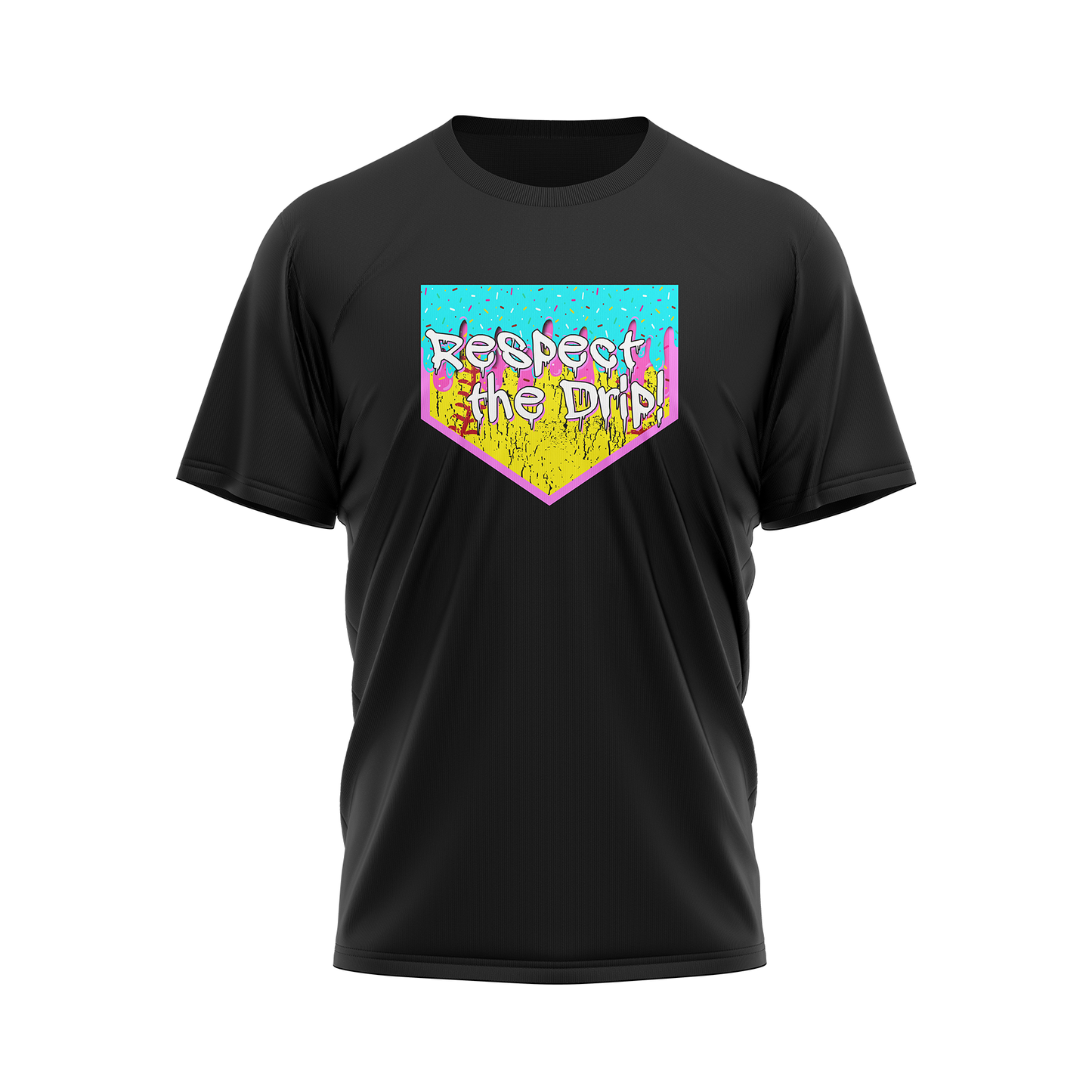 SOFTBALL DRIP BASEBALL TEE