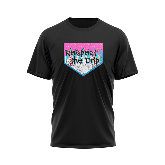 BASEBALL DRIP BASEBALL TEE