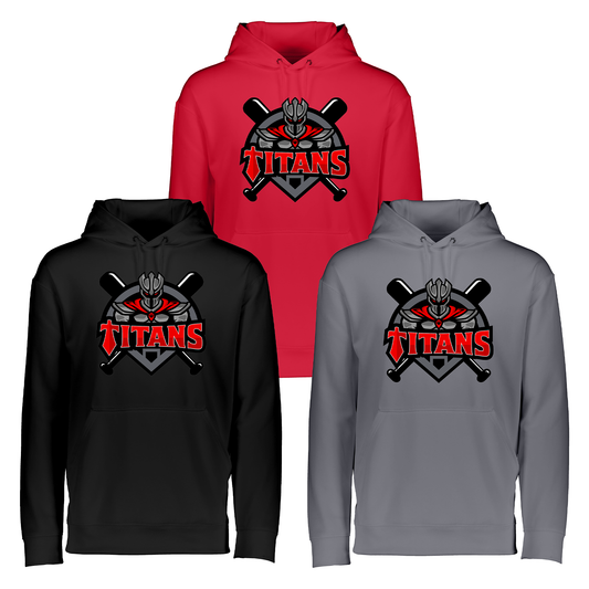 SJ Titans Gildan Wicking Fleece Hoodie